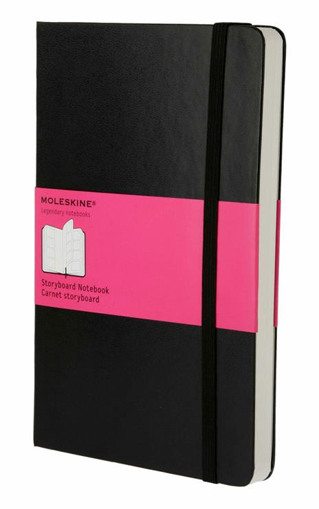 Taccuino Storyboard Moleskine Art large copertina rigida nero. Black - 5