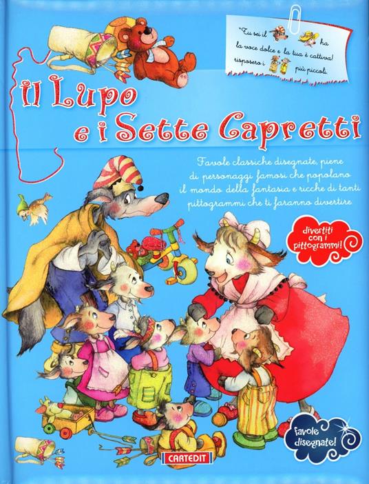 Il lupo e i sette capretti. Ediz. illustrata - copertina