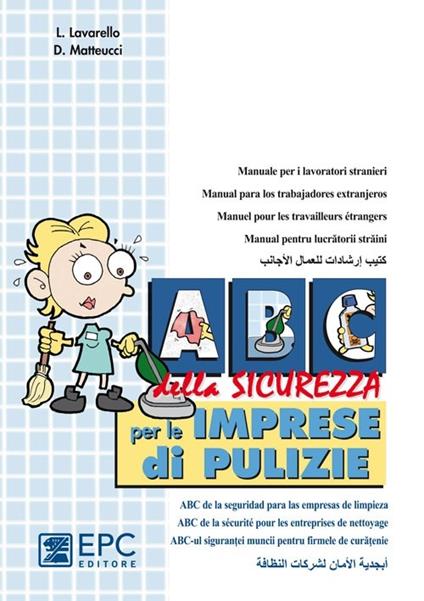 ABC della sicurezza per le imprese di pulizie in cinque lingue - Laura Lavarello,Daniela Metteucci - copertina