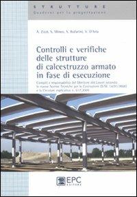 Controlli e verifica delle strutture in calcestruzzo armato in fase di esecuzione - copertina