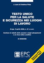 Testo unico per la salute e sicurezza nei luoghi di lavoro