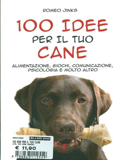 100 idee per il tuo cane. Alimentazione, giochi, comunicazione, psicologia e molto altro - Romeo Jinks - copertina