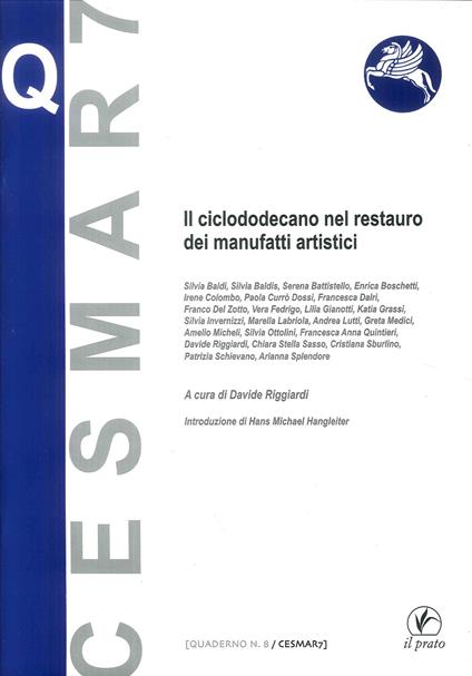 Il ciclododecano nel restauro dei manufatti artistici - copertina