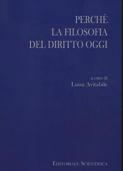 Perché la filosofia del diritto oggi - copertina