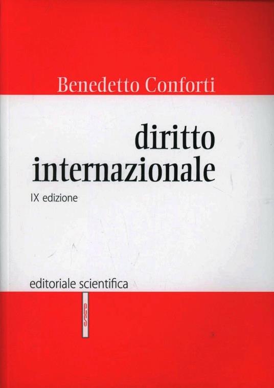 Diritto internazionale - Benedetto Conforti - copertina