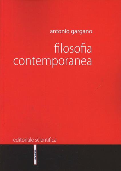 Filosofia contemporanea - Antonio Gargano - copertina