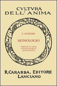 Monologio - Anselmo d'Aosta (sant') - copertina