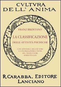 La classificazione delle attività psichiche - Franz Brentano - copertina
