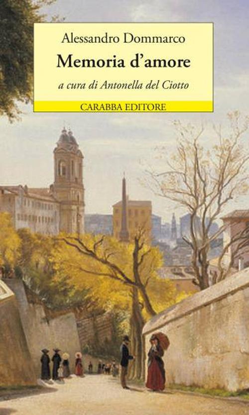 Memoria d'amore - Alessandro Dommarco - copertina