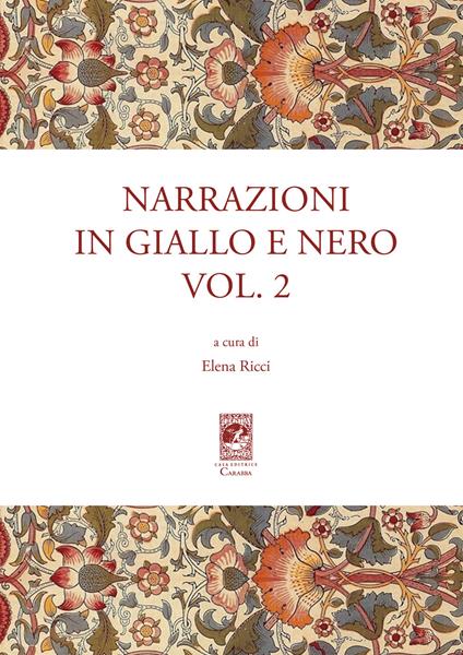 Narrazioni in giallo e nero. Vol. 2 - copertina