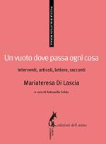 Un vuoto dove passa ogni cosa. Interventi, articoli, lettere, racconti