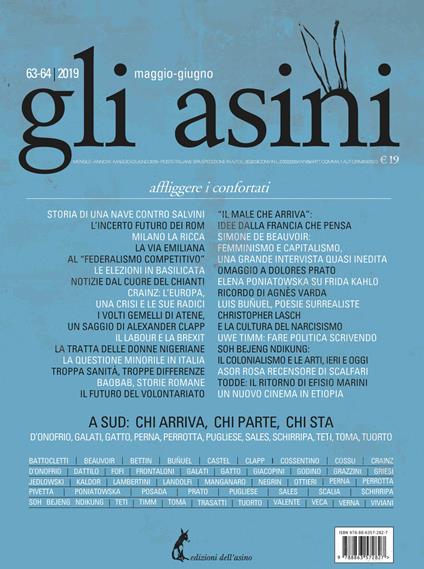 Gli asini. Rivista di educazione e intervento sociale (2019). Vol. 63-64 - Goffredo Fofi - ebook