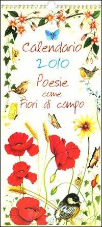 Poesie come fiori di campo. Calendario 2010 - copertina