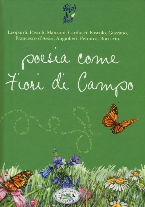 Poesia come fiori di campo - copertina