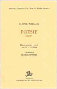 Poesie (1632) (rist. anast.) - Claudio Achillini - copertina