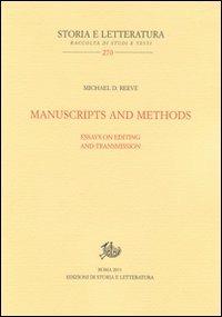 Manuscripts and methods. Essays on editing and trasmission - Michael D. Reeve - copertina