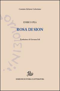 Rosa di Sion - Enrico Pea - copertina