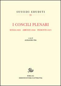 I Concili Plenari. Sicilia (1920), Abruzzi (1924), Piemonte (1927) - copertina