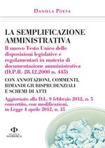 La semplificazione amministrativa