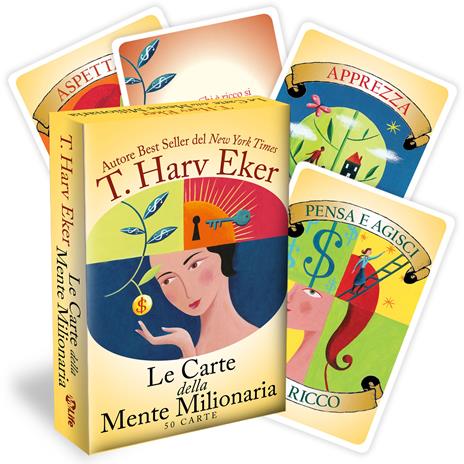 Le carte della mente milionaria. 50 carte illustrate - T. Harv Eker - copertina