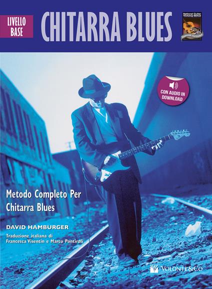 Chitarra blues. Livello base. Con File audio per il download - David Hamburger - copertina