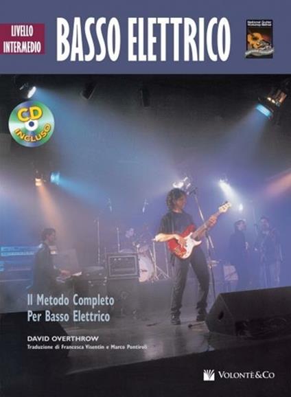  Basso Elettrico Livello Intermedio + Cd -  David Overthrow - copertina