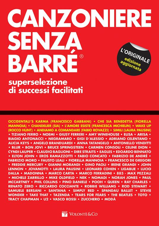 Canzoniere senza barré. Superselezione di successi facilitati. Vol. 1 - copertina