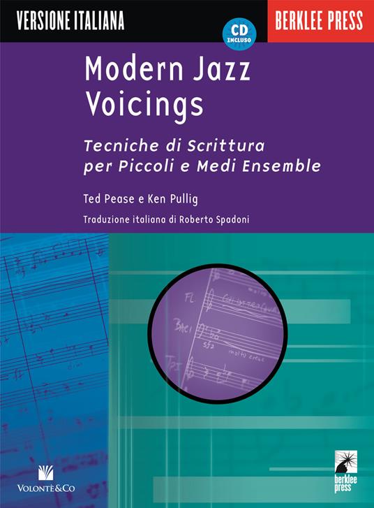 Modern jazz voicings. Tecniche di scrittura per piccoli e medi ensemble. Con audio in download - Ted Pease,Ken Pullig - copertina