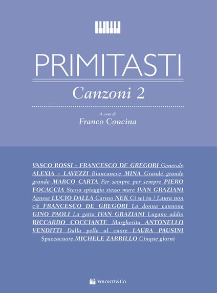 Primi tasti. Canzoni. Vol. 2 - copertina