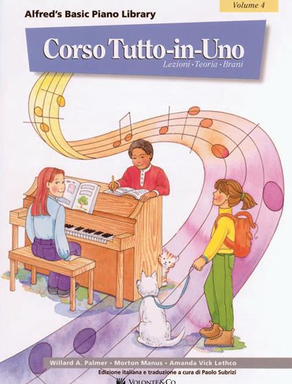 Alfred'S Basic. Corso Tutto in Uno vol. 4. Pianoforte - copertina