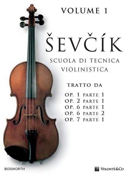  O. Sevcik. Scuola di Tecnica Violinistica vol. 1 - copertina