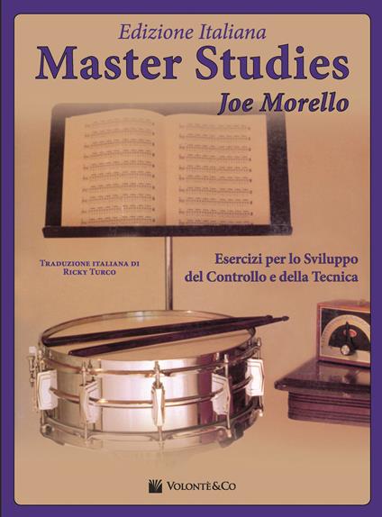 Master studies. Ediz. italiana - Joe Morello - copertina