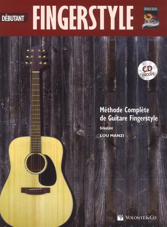 Fingerstyle débutant. Mèthode complète de guitare fingerstyle. Con CD-Audio - Lou Manzi - copertina