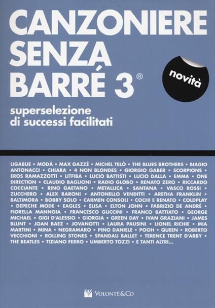 Canzoniere senza barré. Superselezione di successi facilitati. Vol. 3 - copertina