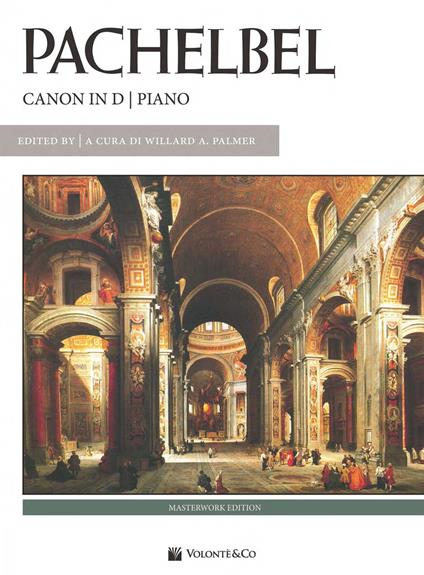  Pachelbel. Canone in Re Maggiore per Pianoforte. Spartito Singolo Canon in D -  Pachelbel Johann - copertina