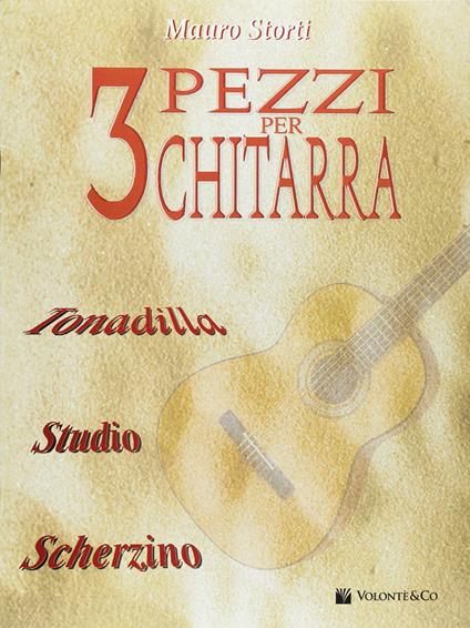 3 pezzi per chitarra - Mauro Storti - copertina