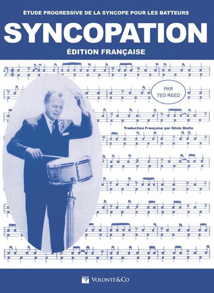 Syncopation. Étude progressive de la Syncope pur les batteurs - Ted Reed - copertina