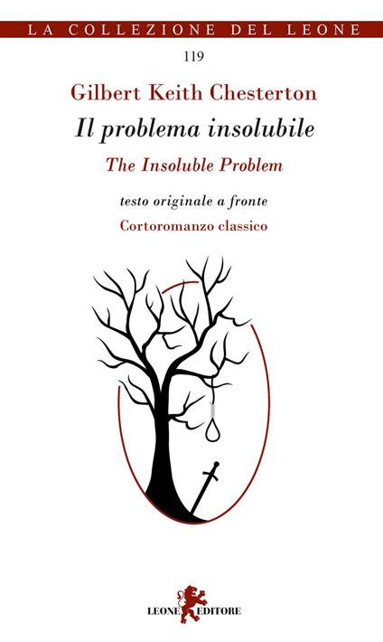 Il problema insolubile-The insoluble problem - Gilbert Keith Chesterton - copertina