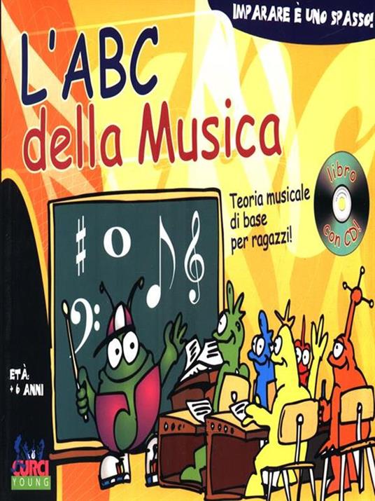 L'ABC della musica. Teoria musicale di base per ragazzi! Con playlist online - Martina Holtz - copertina