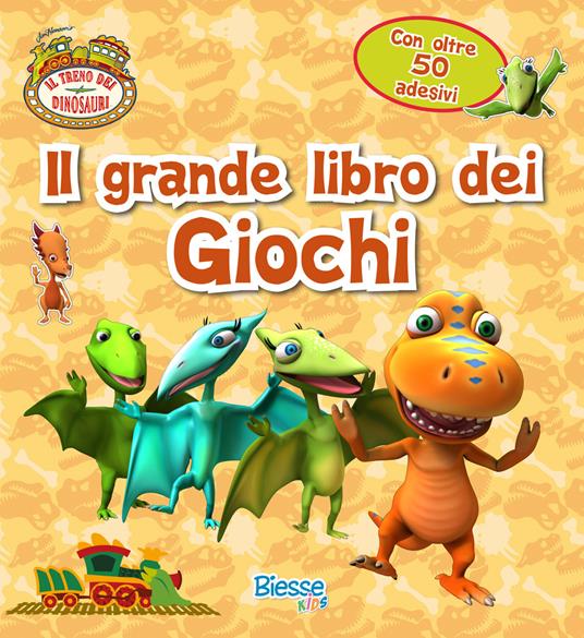 Il grande libro dei giochi. Con adesivi - copertina