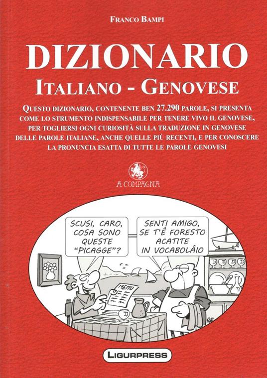 Dizionario italiano-genovese - Franco Bampi - copertina