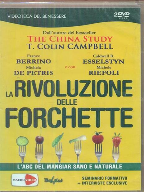 La rivoluzione delle forchette. La bibbia del mangiar sano e naturale. 2 DVD - 3