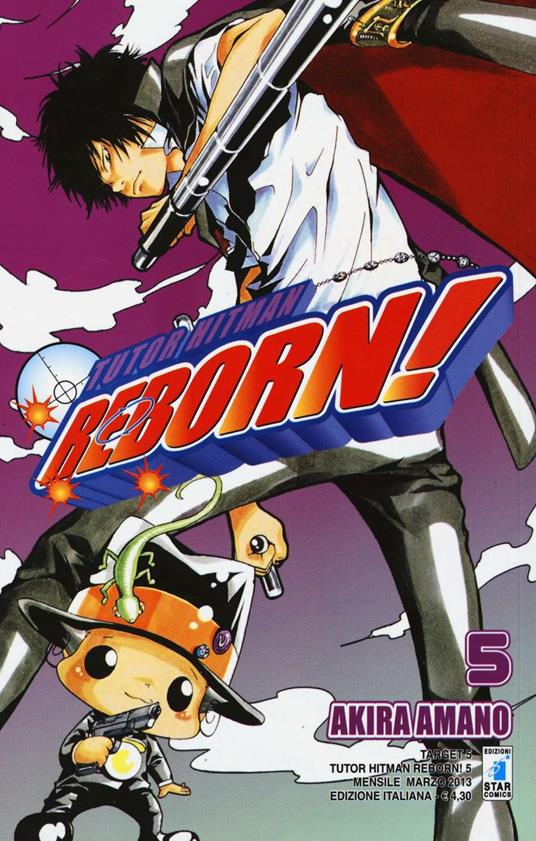 Tutor Hitman Reborn. Vol. 5 - Akira Amano - copertina