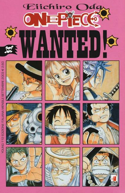 One piece wanted - Eiichiro Oda - copertina