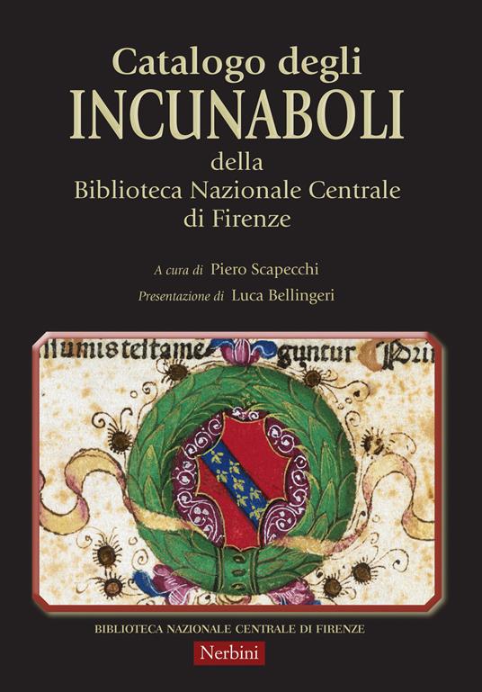 Catalogo degli incunaboli della Biblioteca Nazionale Centrale di Firenze - copertina