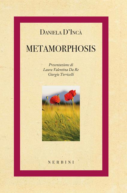 Metamorphosis - Daniela D'Incà - copertina