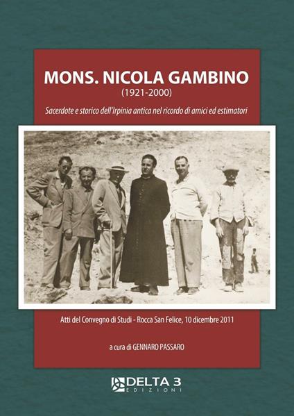 Mons. Nicola Gambino (1921-2000). Sacerdote e storico dell'Irpinia antica nel ricordo di amici ed estimatori. Atti del Convegno di studi (Rocca San Felice, 10 dicembre 2011) - copertina