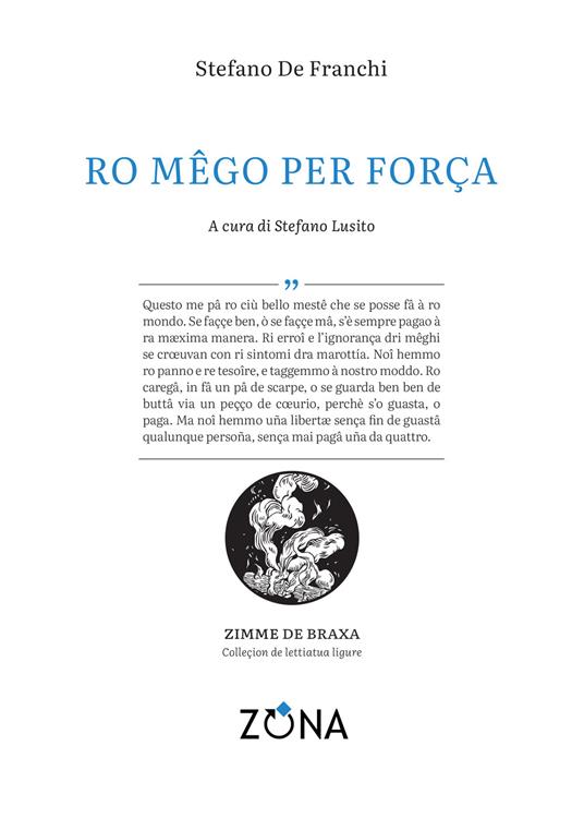 Ro mêgo per força - Stefano De Franchi - copertina