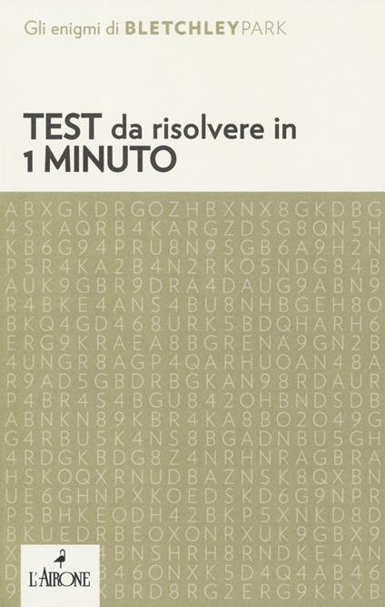 Test da risolvere in 1 minuto - copertina