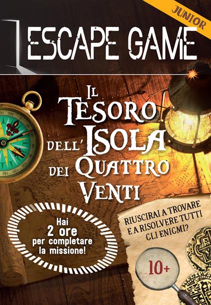 Il tesoro dell'isola dei quattro venti. Escape game - Gilles Saint-Martin - copertina